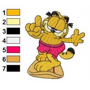 Garfield 36 Embroidery Design